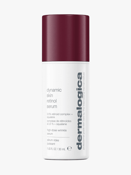 Dermalogica Dynamic Skin Retinol Serum in branded component on a light gray background